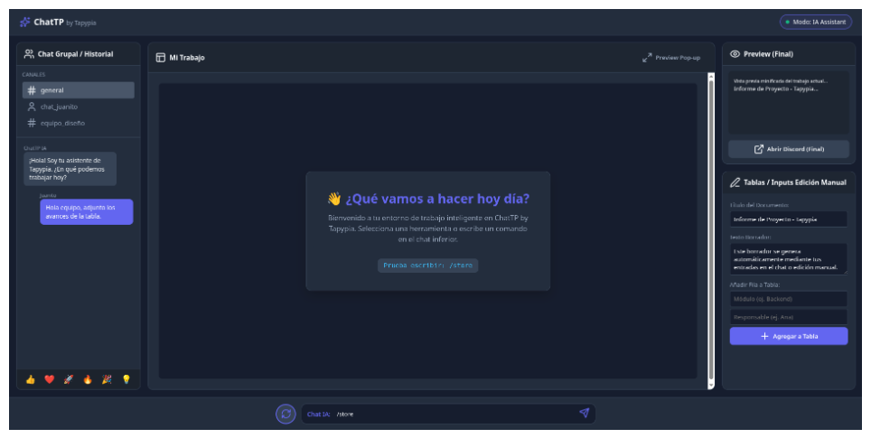 ChatTP UI Preview